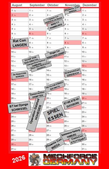 BattleTech Kalender
